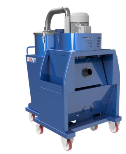 CHIPVAC 400 continuos duty patented industrial vacuum cleaner for dust, liquid and solid material